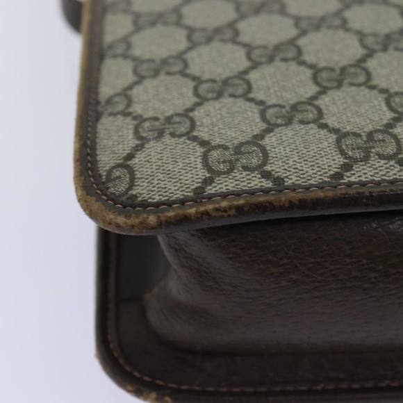 GUCCI GG Supreme Web Sherry Line Shoulder Bag PVC Beige Red Green Auth yk12734 - Picture 16 of 16